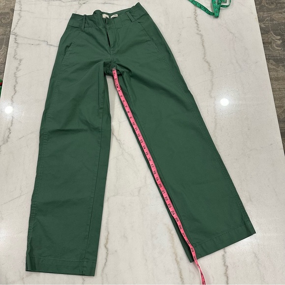 Wide Leg Green Chinos Pants 2 A New Day stretch - Picture 6 of 8
